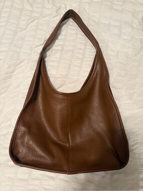 ASOS Brown Leather Shoulder Hobo Bag